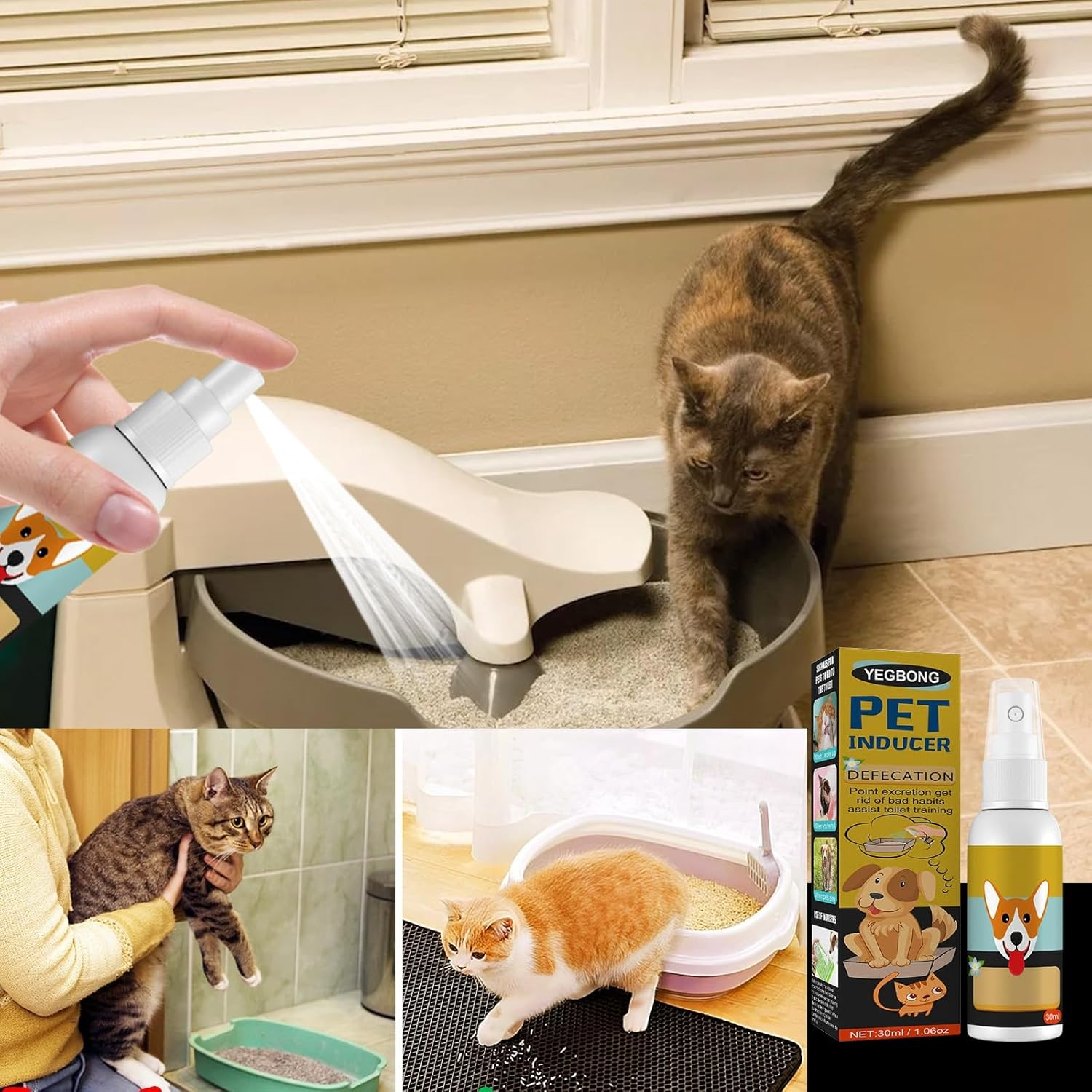 Potty Training Spray, Pet Potty Training Spray, Dog Attractant Spray, Puppy Potty Training Spray, Dog Toilet Training Aid, Dog Potty Training Spray, Potty Here Training Aid Spray image number 2