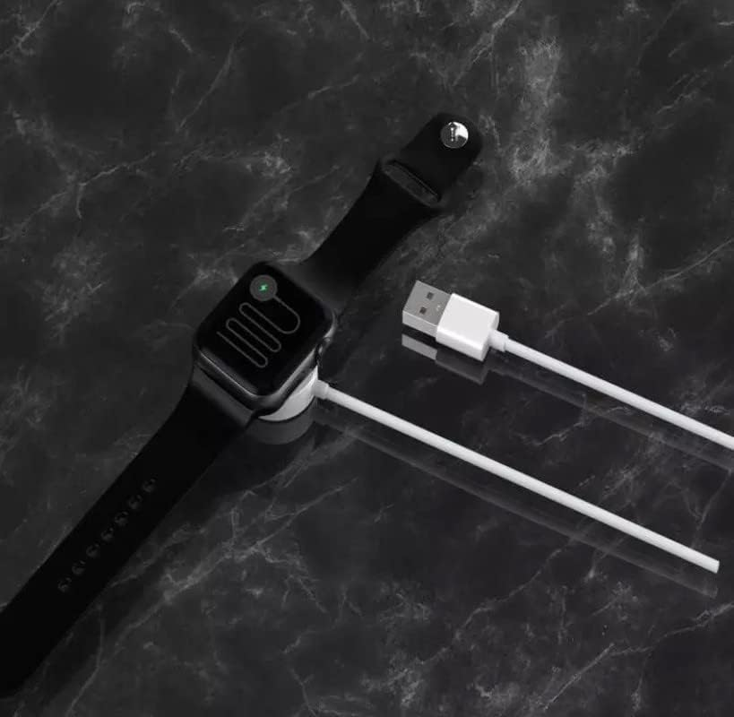 Fast Wireless Charger for Apple Watch Charger Cable -Magnetic and Secure Cable for Iwatch Charger Compatible with Apple Watch Charger Cable Series 10 9 8 SE 7 6 5 4 3 2 1