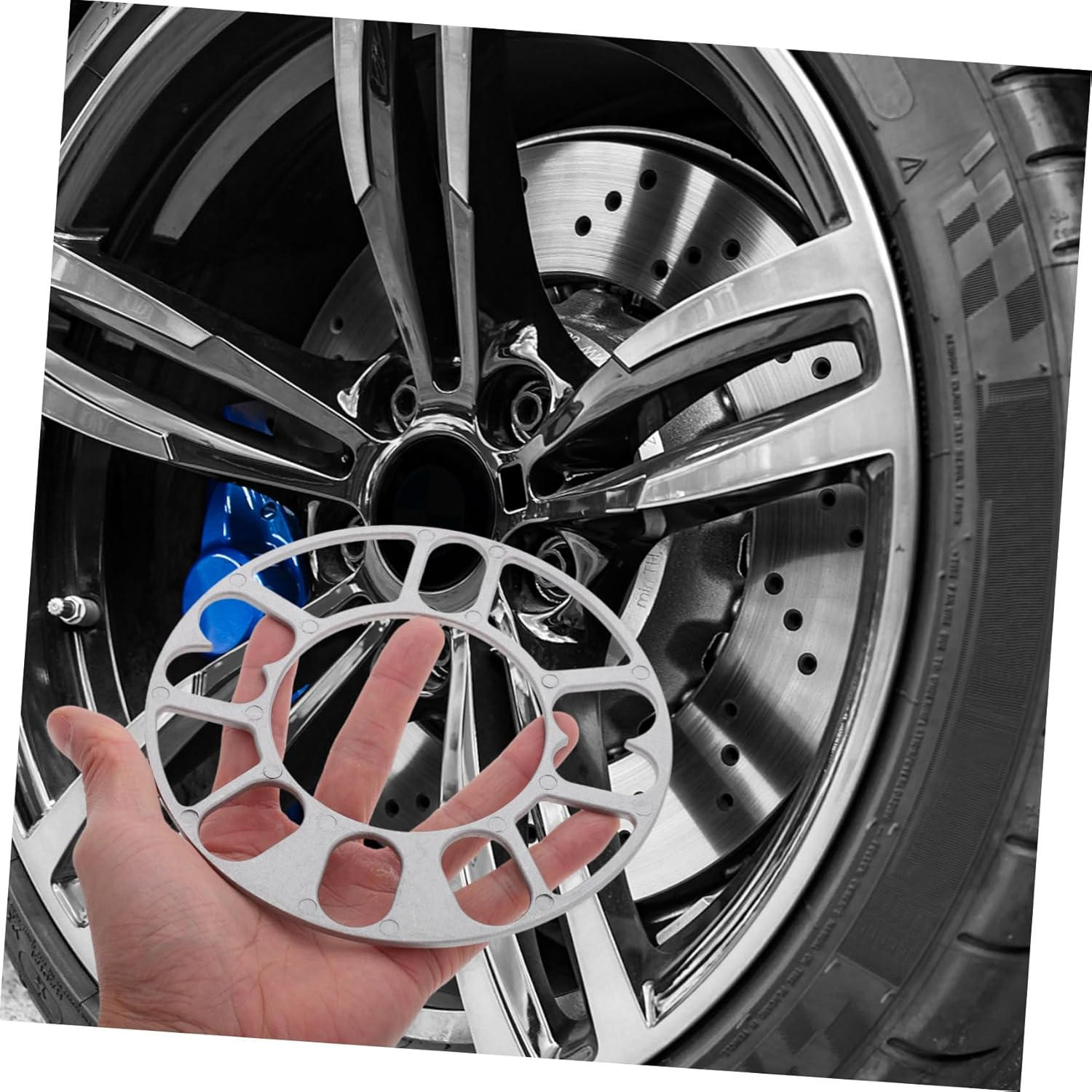 MOLUCKFU Wheel Widening Tool Aluminum Hub Tire Spacer Car Wheel Adapter Automotive Hub Gasket