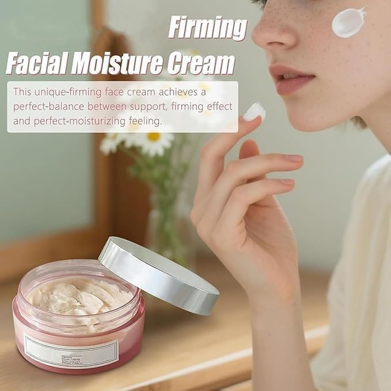 Champagne Lifting Firming Facial Creme, Champagne Lift Firming Facial Moisture Cream, Temporary Skin Tightener, Instant Tightening Moisturizer, Deep Hydration & Smoothing for Face and Neck (1PCS) image number 3