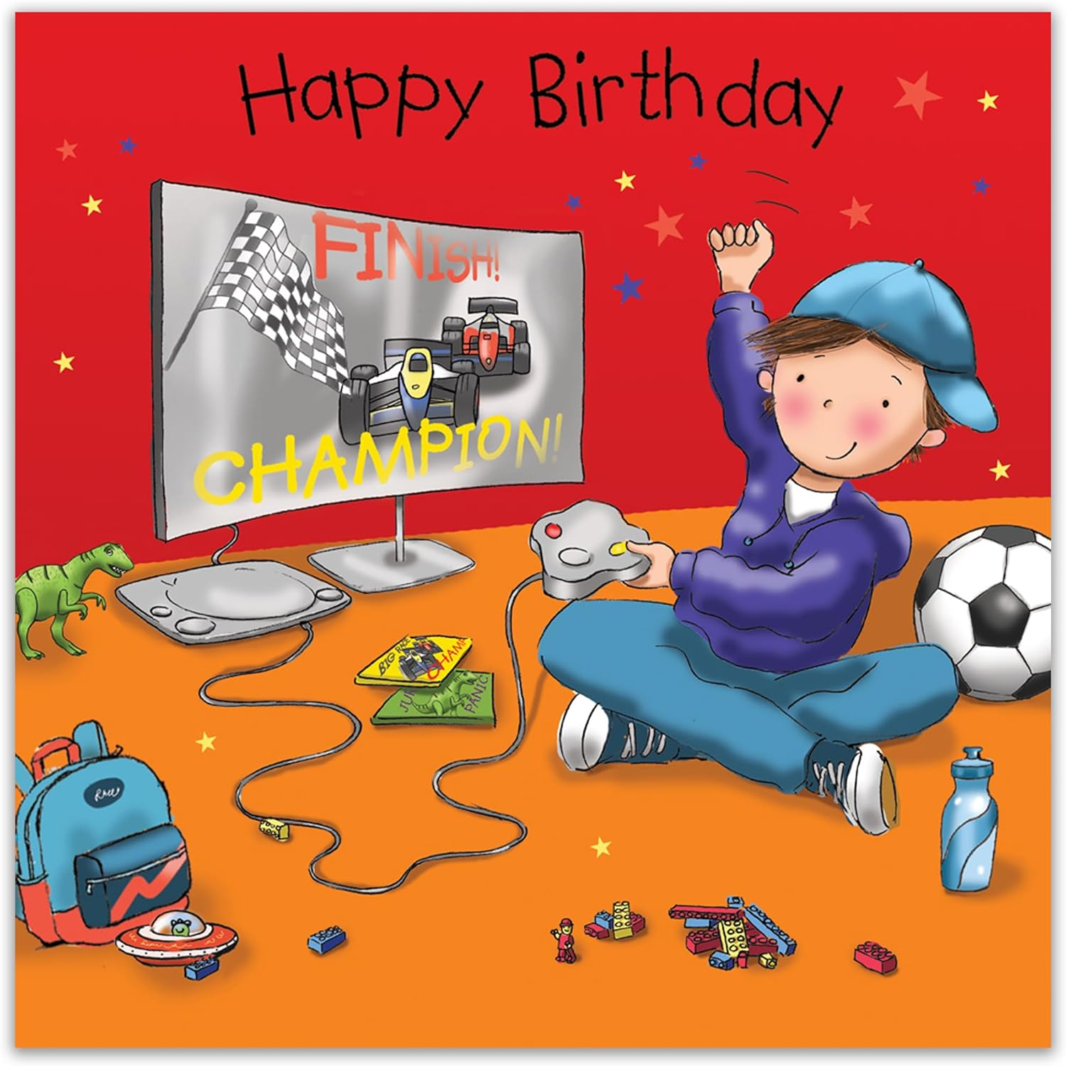 Twizler Happy Birthday Card with Games Console - Boys Birthday Card - Happy Birthday Card Boy - Birthday Card for Boy - Boys Gaming Birthday Card - Childrens Birthday Cards