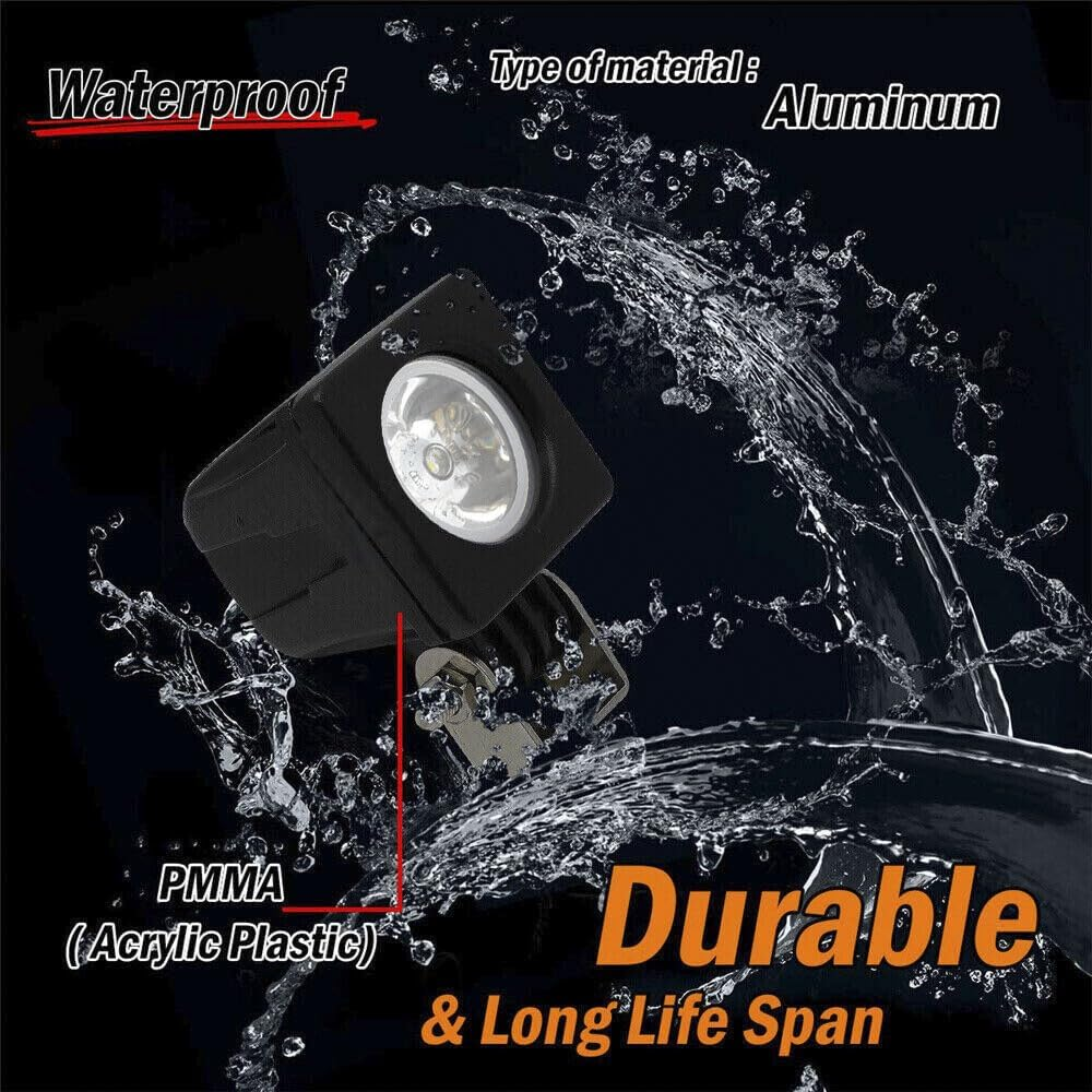 Leona Co Led Work Light Bar 10W 870LM Driving Pods Flood Beam Work Lamp for Off-Road SUV Boat Jeep 4WD Truck (1) image number 4