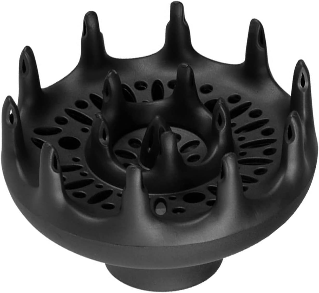 Hair Dryers Accessories, Hair Diffuser Universal Hair Dryer Diffuser Attachment Blow Dryers Diffuser for Curly Wave Thick Hair Black image number 3