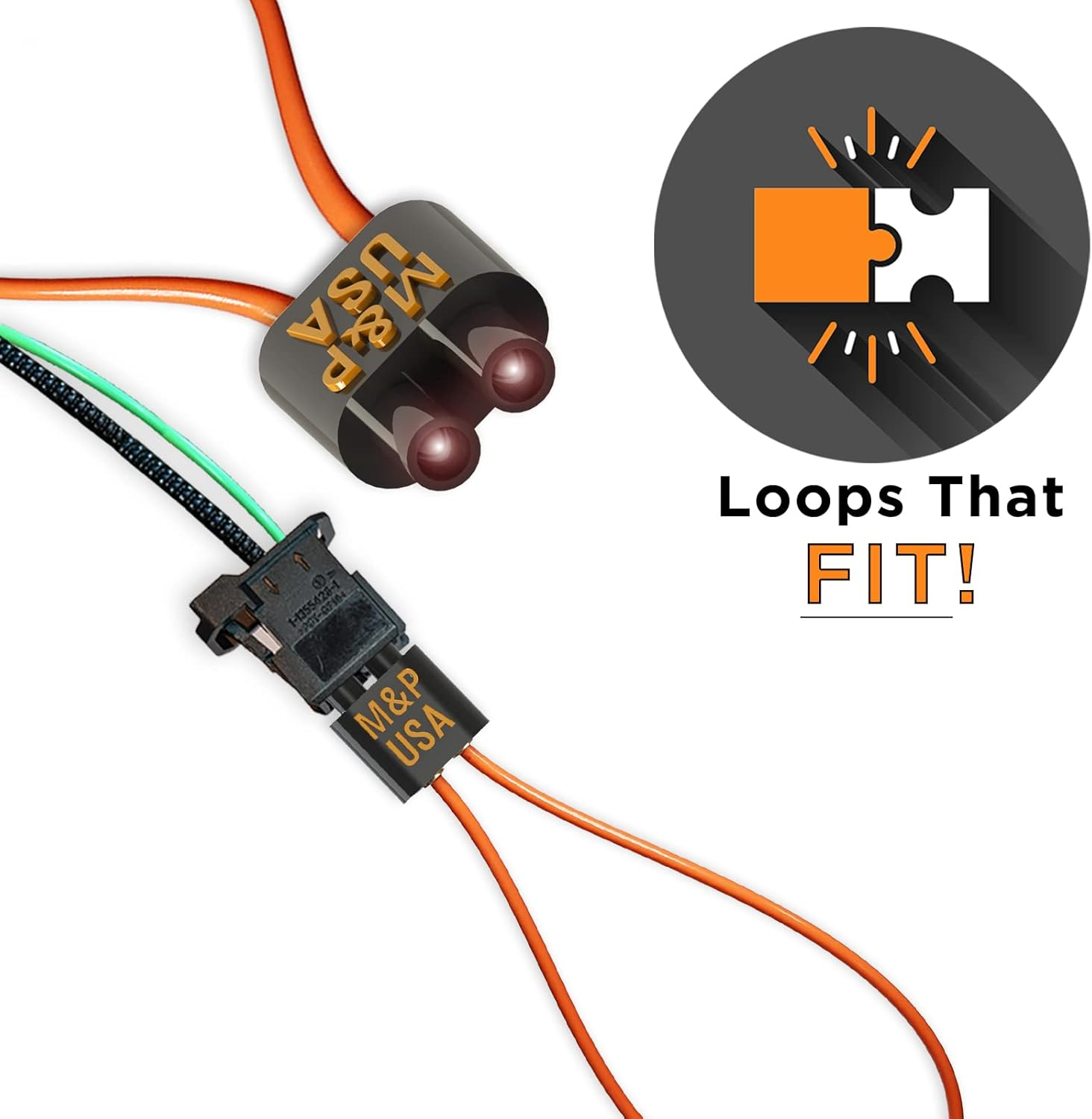 M&P USA Universal Fiber Optic Loop Bypass Loop Adapter Compatible with BMW, Mercedes & More image number 4