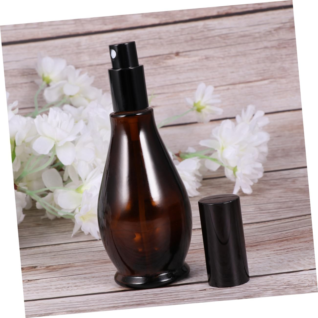 Baluue 3Pcs Tea Glass Spray Bottle Small Empty Refillable Spray Bottle for Makeup and Skin Care Use image number 3
