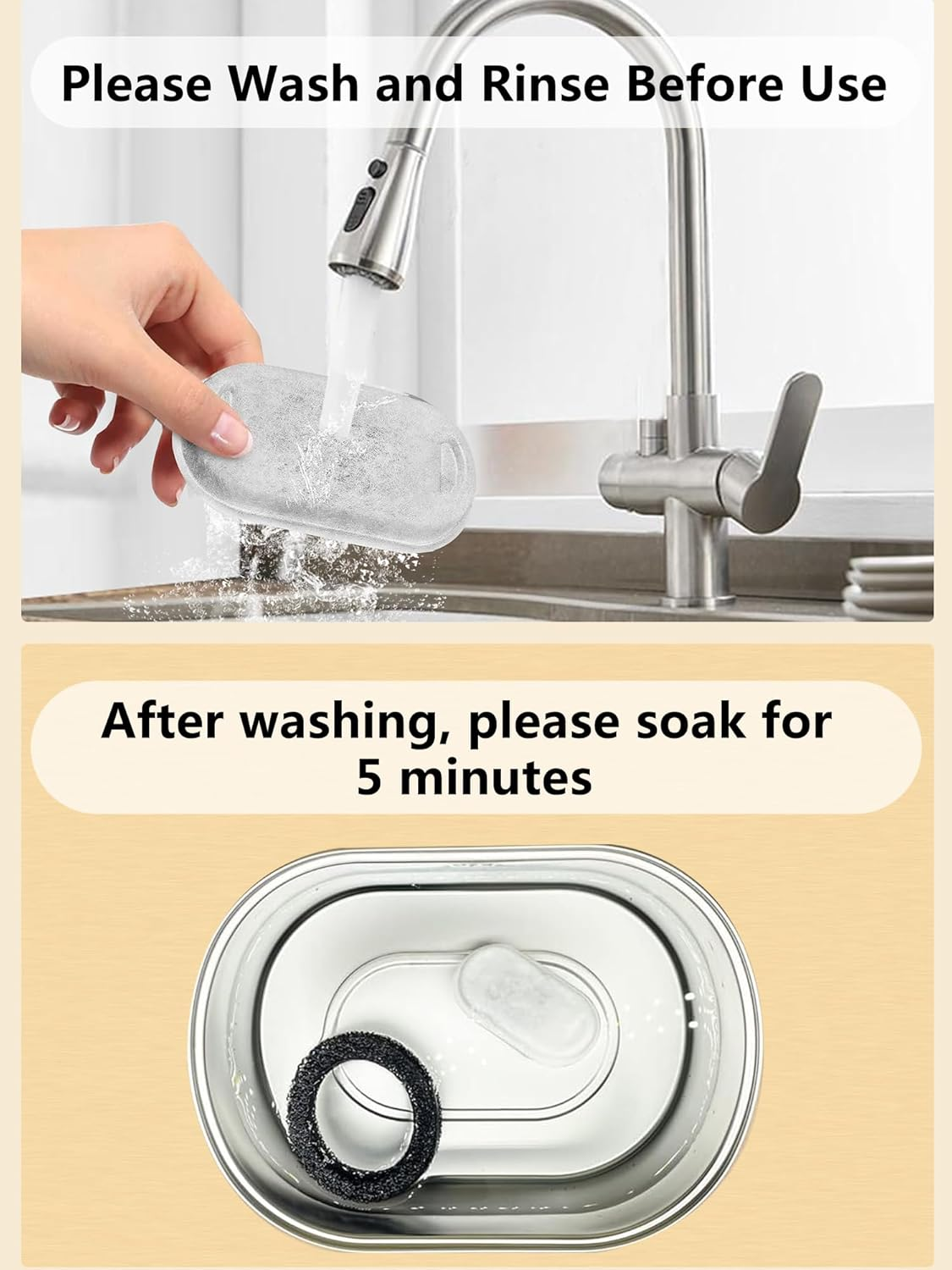 8Pcs Cat Water Fountain Filters,Hiumotan Filters for Cat Drinking Fountains,Replacement Pet Water Fountain Filters for 67Oz/2L,108Oz/3.2L Pet Water Fountain,4 Triple Filtering Filter & 4 Foam, Sponge