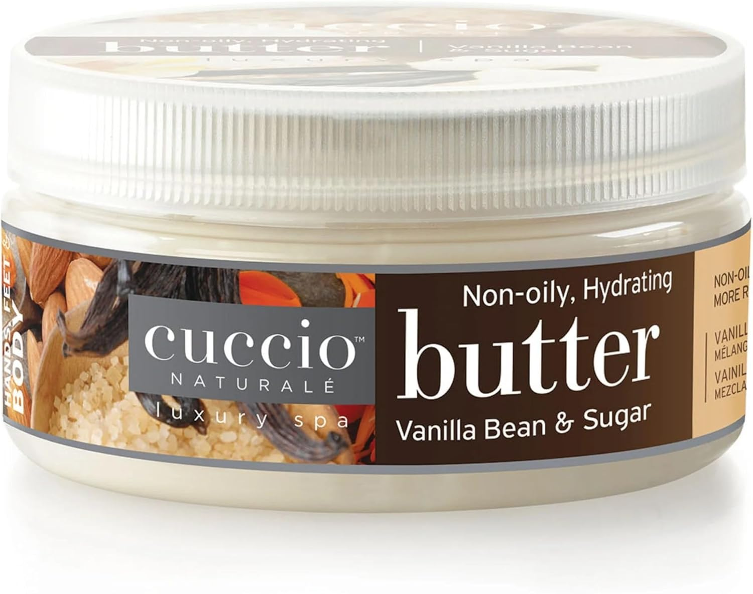 Cuccio Naturale Butter Babies - Ultra-Moisturizing, Renewing and Scented Cream - Deep Hydration for Dry Skin Repair - Made with All Natural Ingredients - Coconut and White Ginger - 42 G Body Butter image number 4