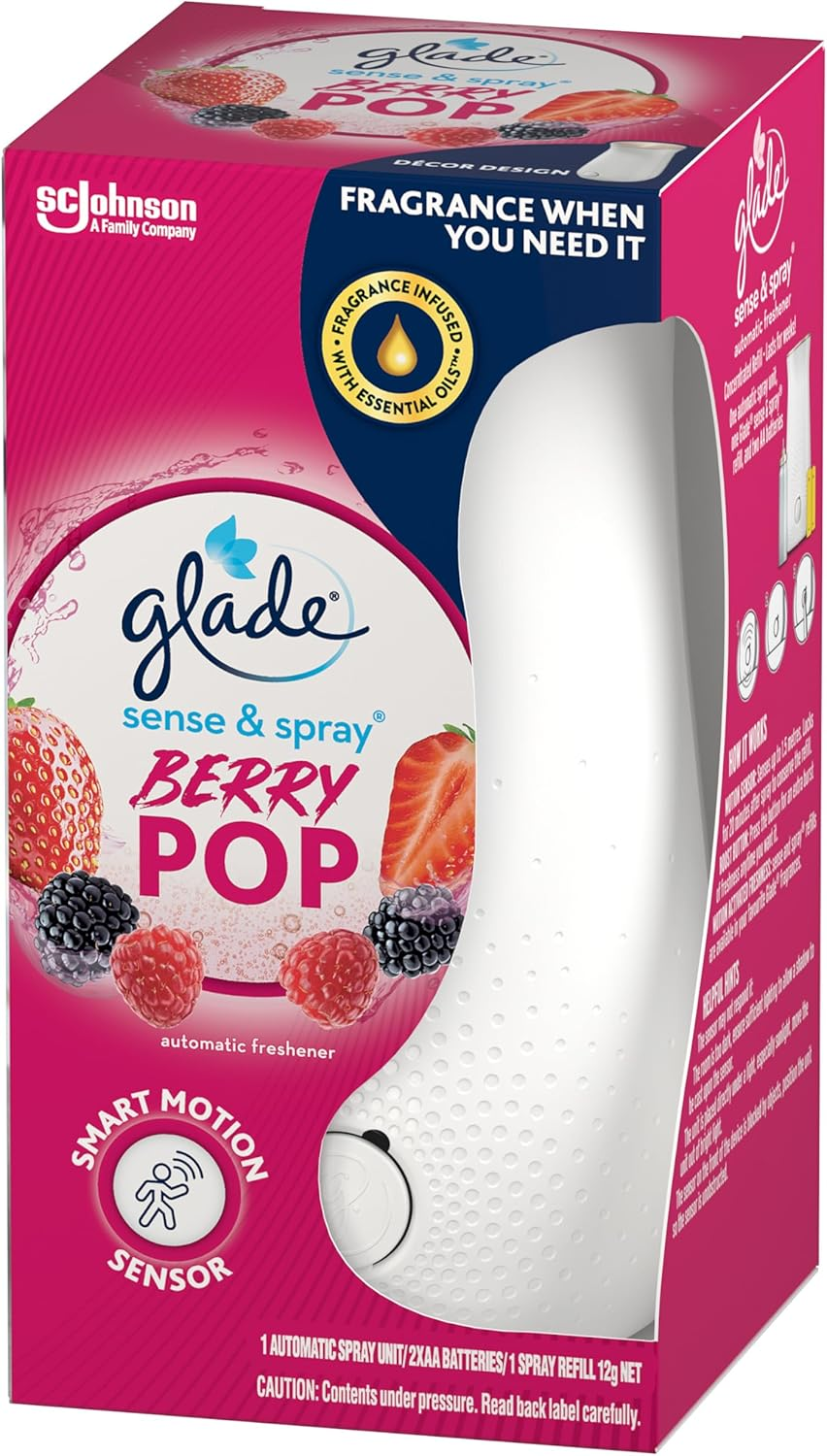 Glade Sense & Spray Berry Pop Refill 12G &ndash; Limited Edition, Motion Sensor Air Freshener image number 4