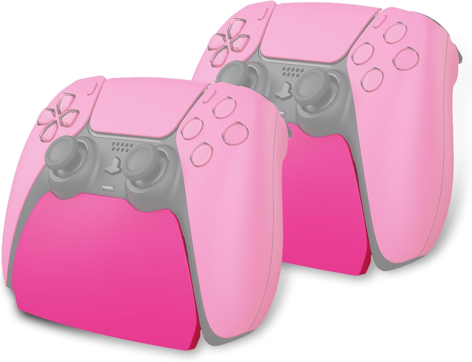 Playvital under Desk Controller Stand for PS5/4 - Mount, Organizer & Display - Black