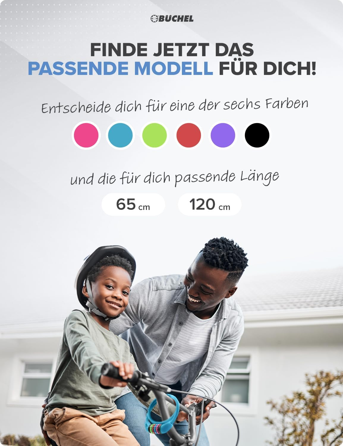 B&uuml;chel Sekura 4-Digit Programmable Bicycle Combination Lock, Purple image number 1