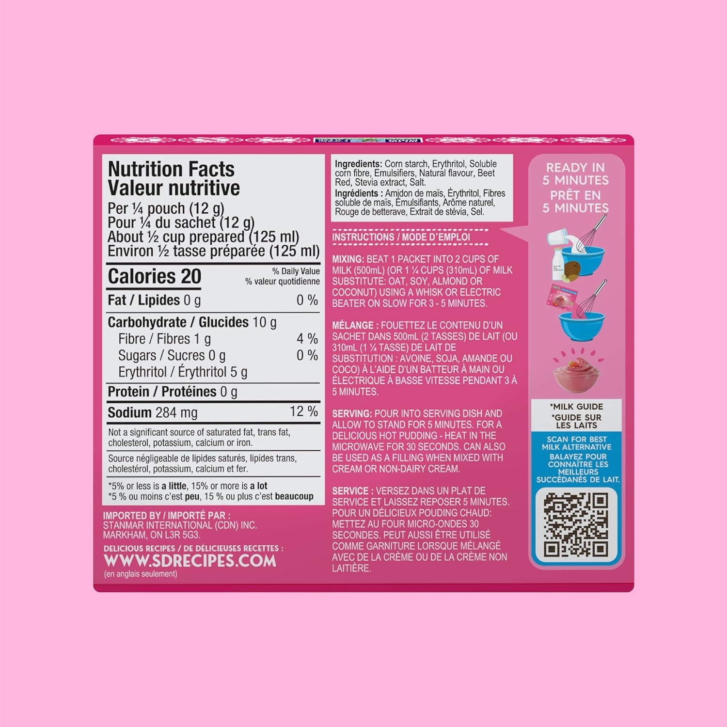 Simply Delish Natural Strawberry Instant Pudding 48 G image number 5