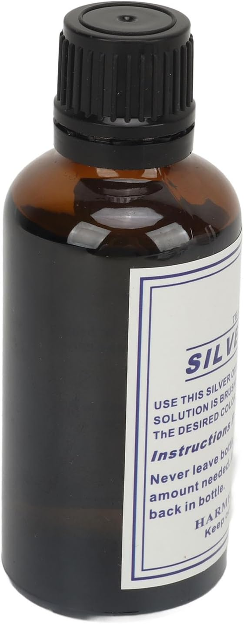 Silver Oxidizer Solution Jewelry Making Black, Vintage Effect Sterling Silver Oxidizer Solution, Fast Acting, Easy to Use, Controlled Application, 50Ml for Jewelry Making image number 5