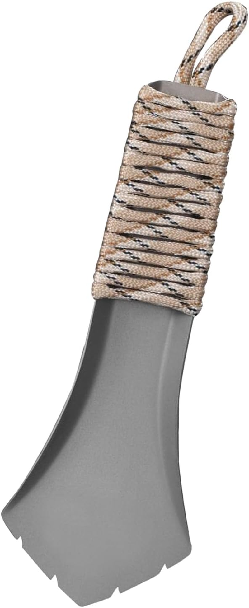 SVCEQZE Backpacking Shovel | Portable Titanium Alloy Camping Poop Shovel,Lightweight Outdoor Survival Supplies for Husband Wife Family Son Daughter Teens Boys Girls Men Youth Friends image number 6