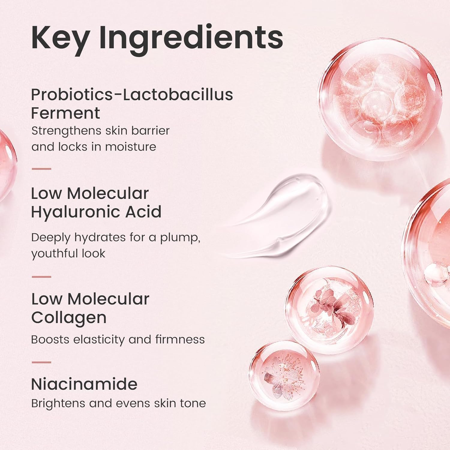 Bio-Collagen Real Deep Mask, 4 Pack Overnight Hydrating Face Mask for All Skin Types, Original Hydrating Collagen Face Mask image number 2