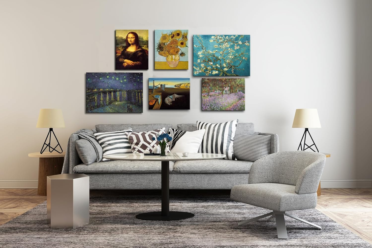 Weiyiart Almond Blossom Tree - Vincent Van Gogh Art Reproduction. Giclee Canvas Prints Wall Art for Home Decoroffice Decorations 24X36 image number 6