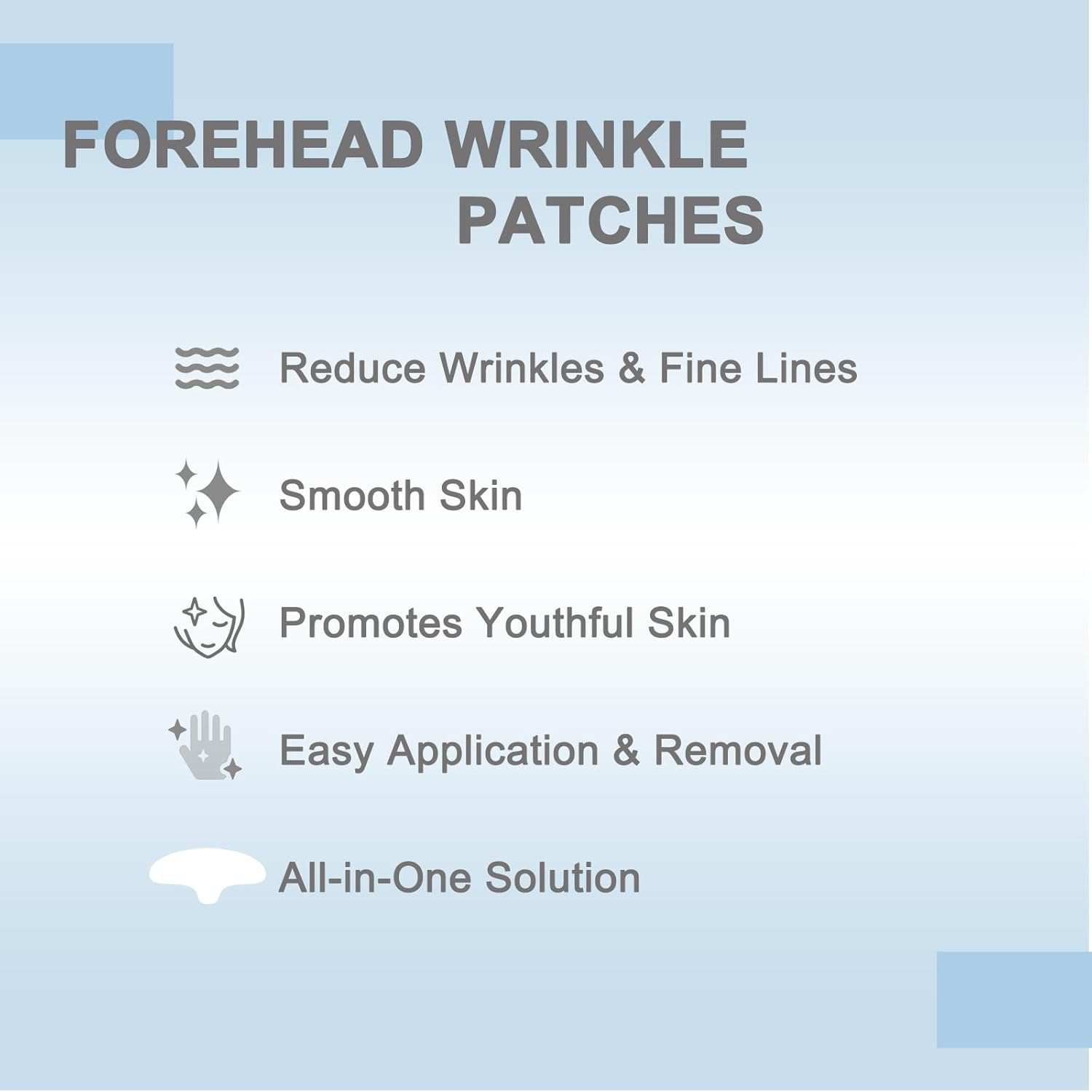 Forehead Wrinkle Patches, 15 PCS Face Tape for Forehead Wrinkle, Frown 11'S Lines, Facial Myofascial Lift Tape, Fine Lines between Eyebrow Wrinkle Patches image number 1