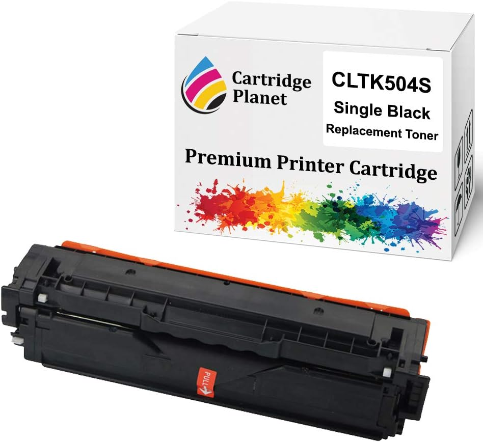 Cartridge Planet Black Compatible Toner Cartridge for Samsung CLT-K504S SU160A (2,500 Pages) for Samsung CLP415N CLP415NW CLX4170 CLX4190 CLX4195FN CLX4195FW SLC1810W SLC1860FW
