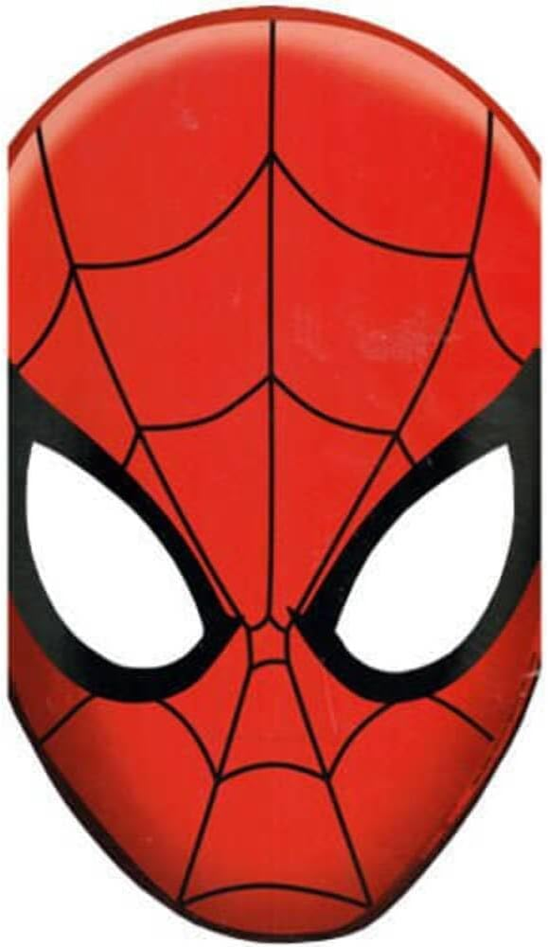 Red Spider-Man Webbed Wonder Paper Masks - 10.25" X 7.4" - Perfect for Parties & Events