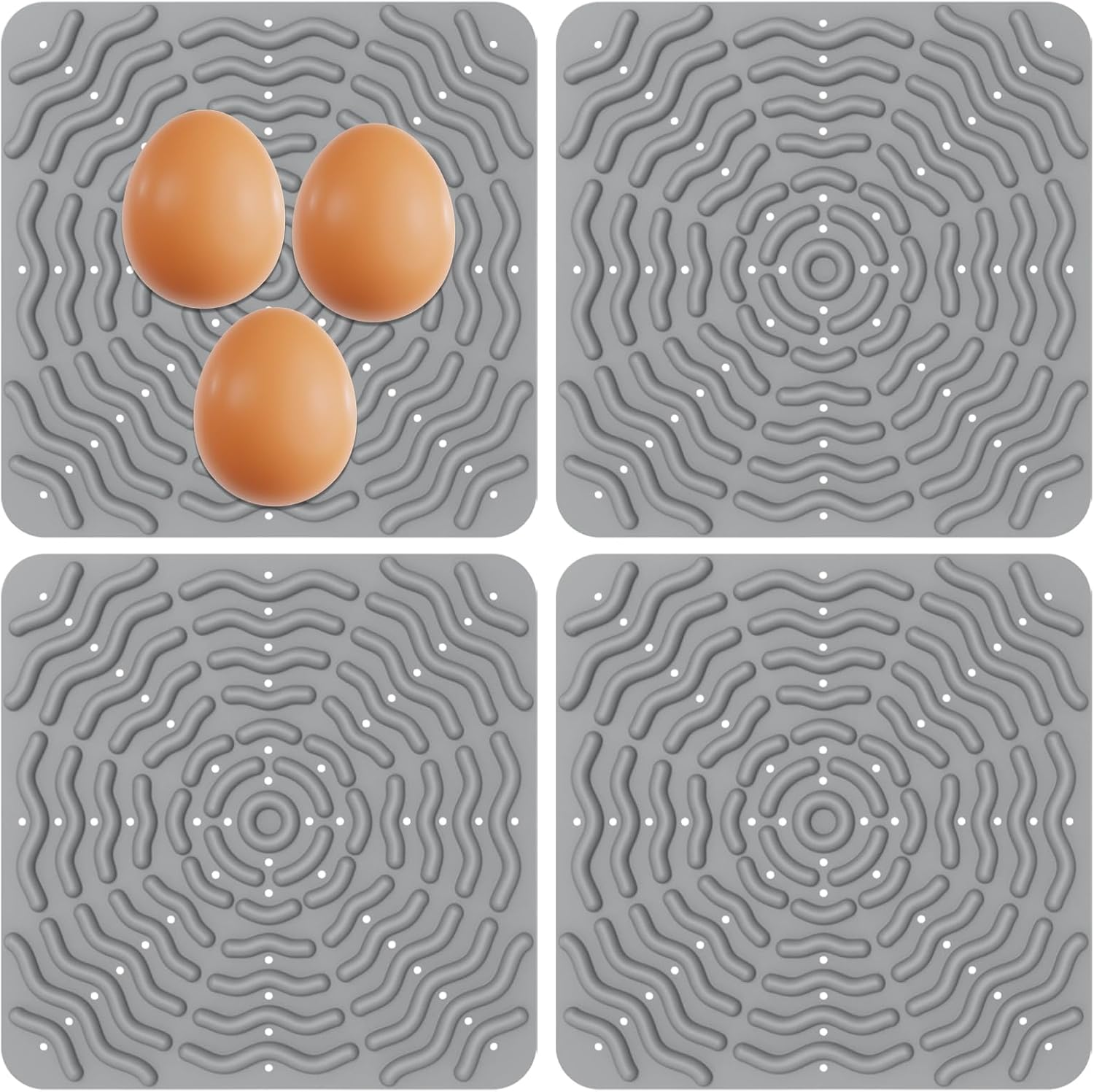 Chicken Nesting Pads | Washable Chicken Nest Mat - Elastic 4X Washable Silicone Soft Bedding for Duck Chicks Hens Laying Roosting Brooder image number 7