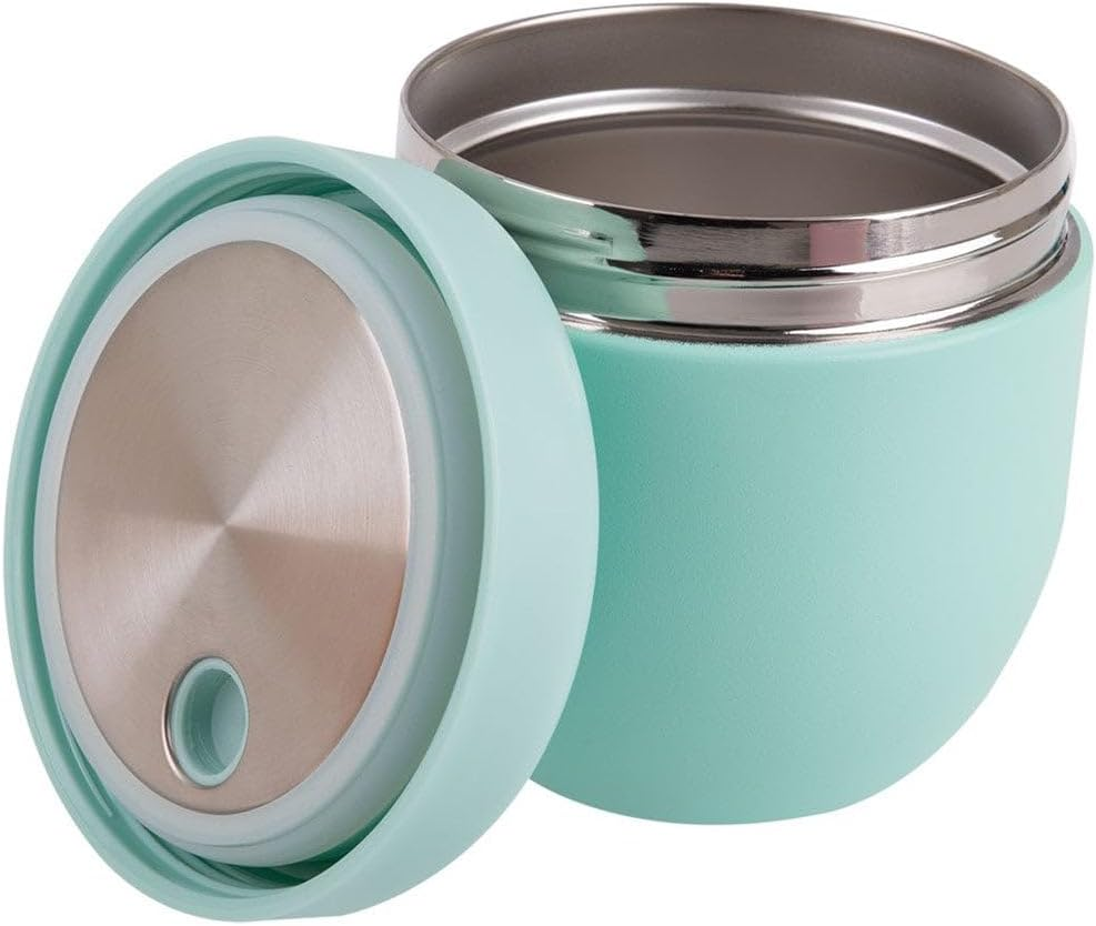 Oasis Stainless Steel Double Wall Insulated Food Pod 470Ml - Mint image number 4