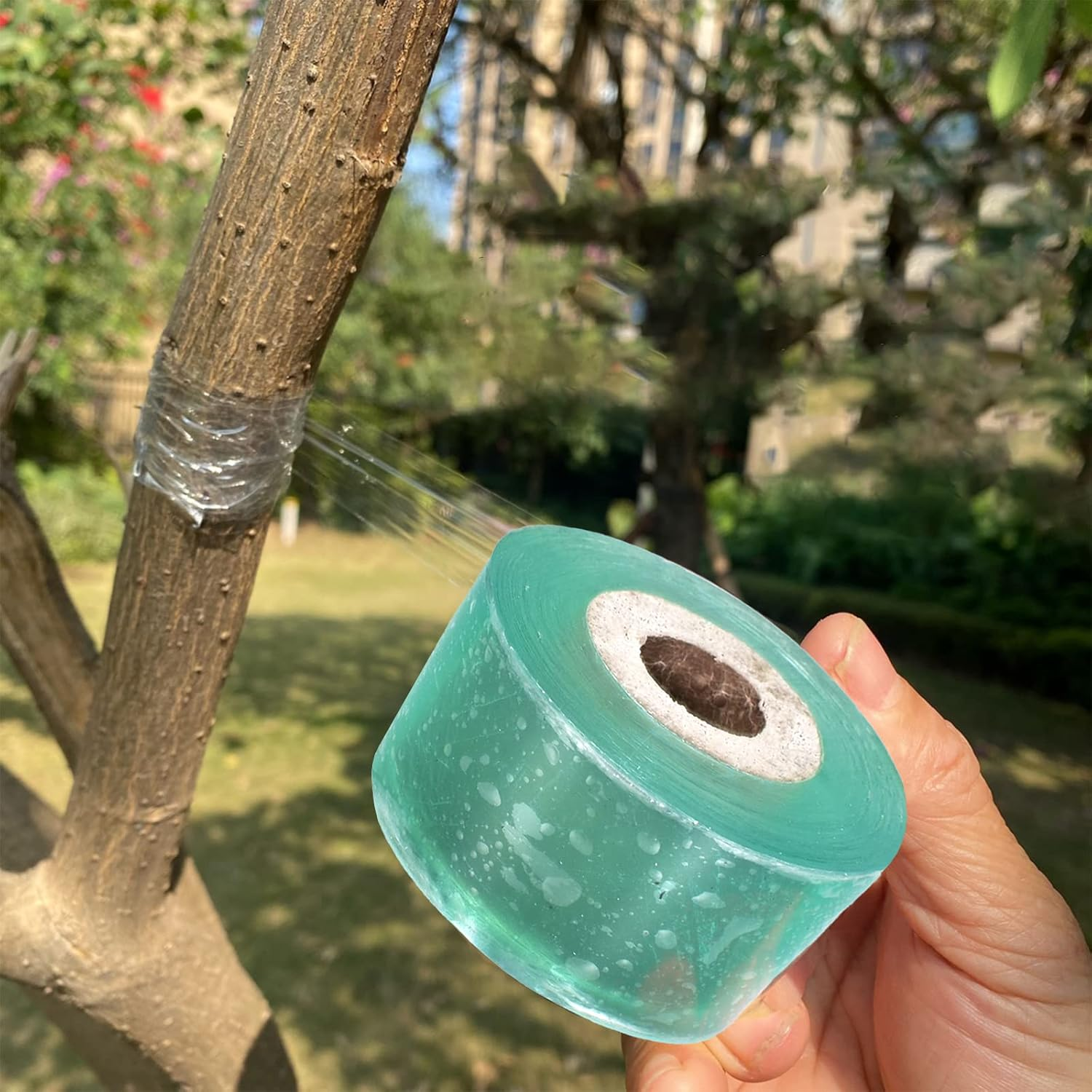 Grafting Tape 2 Pack Plants Repair Budding Tapes, PVC Stretchable Garden Grafting Tape, Stretchable Floristry Film, Plants Repair Tapes for Floral Fruit Tree and Poly Budding Tape