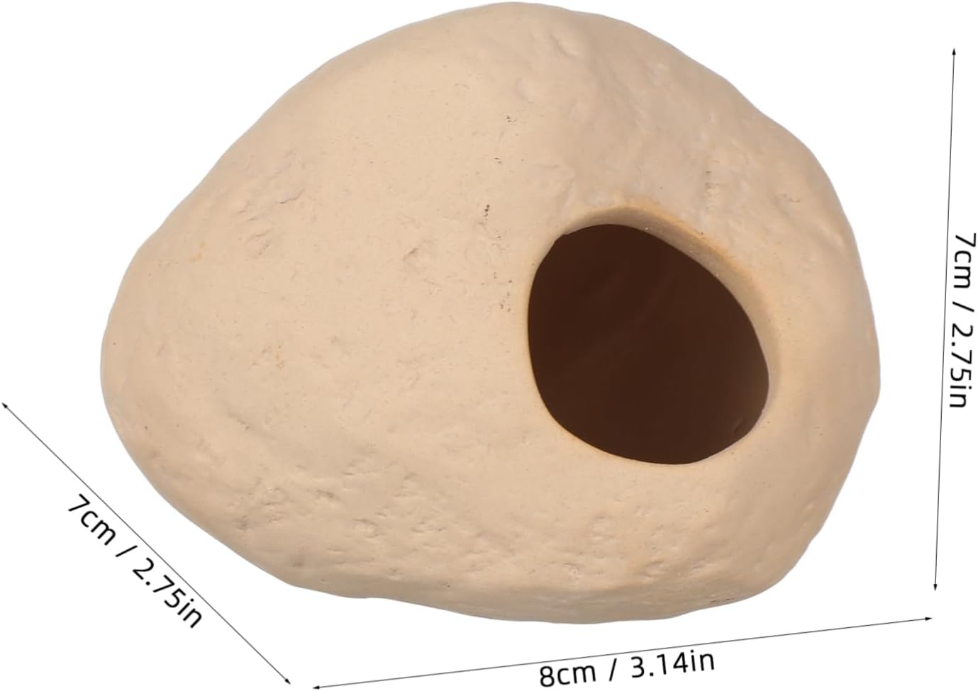 Hohopeti Stone Fish Tank Decor Hideout Cave for Fish Aquarium Versatile Pet Shelter image number 5