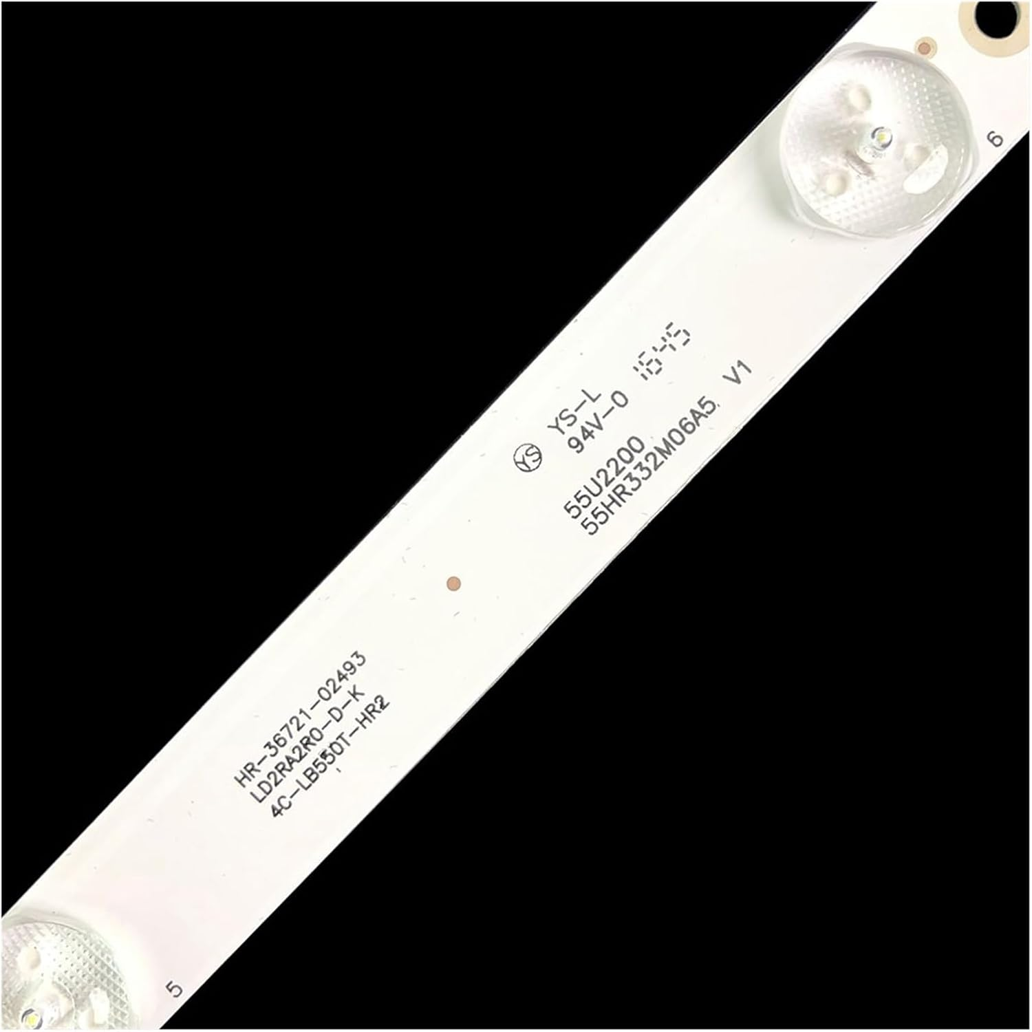 10Pcs 572Mm Backlight TV Repair Led Strip for Ro/W.A 55Inch 55D1620 55HR332M06A6 4C-LB550T-HR3LE8RB2RO-D-K HR-76726-0785 55U2200 image number 1