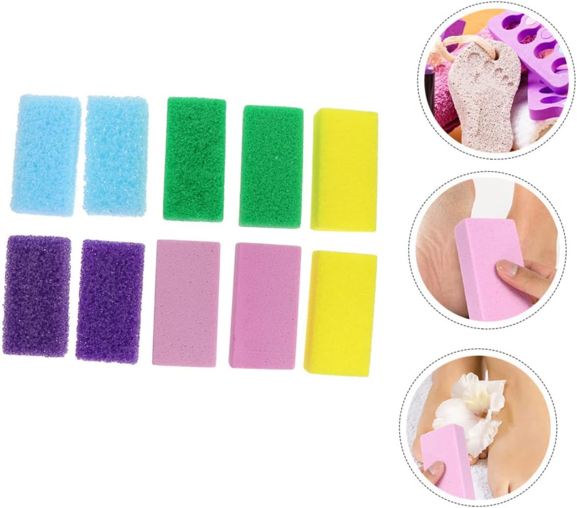 FOYTOKI 15Pcs Exfoliating Pumice Stones for Callus Remover Feet Scraping Tool Natural Foot Files Skin Softener image number 5