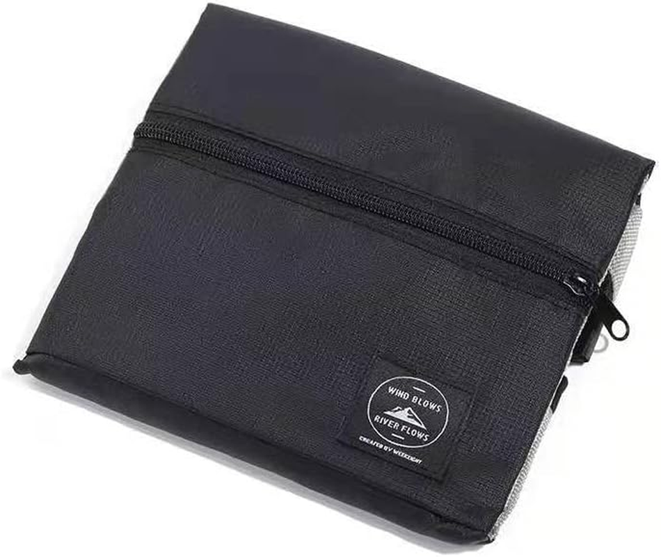 Travel Foldable Duffel Bag for Airlines, Resistant Nylon Waterproof Lightweight Travel Duffle Luggage Bag for Women Men for Vacation, Sports (Black) image number 2