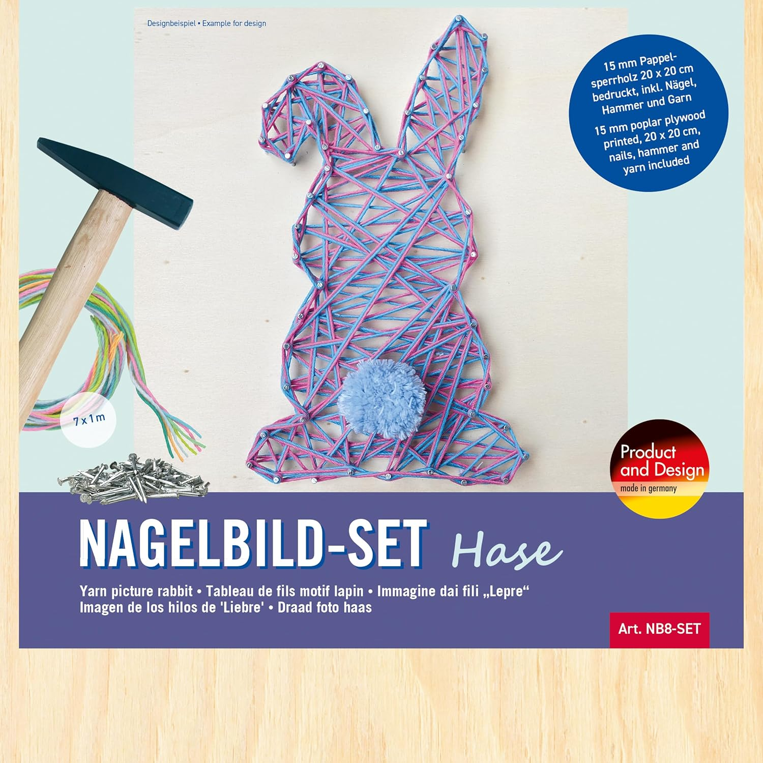 Pebaro NB8-SET Nail Art Set, Beige, 20 X 20 Cm image number 1