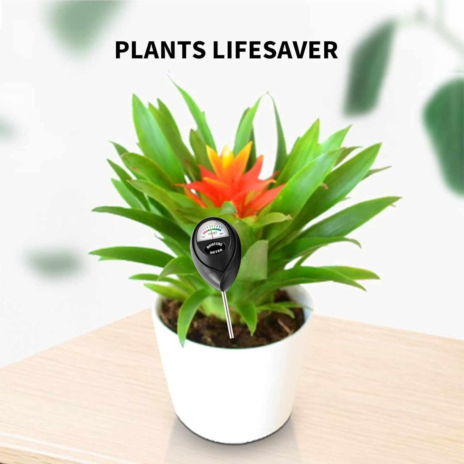 Soil Moisture Meter,Soil Hygrometer for Plants, Soil Water Gauge Meter Indoor Outdoor, Soil Moisture Sensor for Garden, Lawn, Farm Plants Care(Black) image number 4