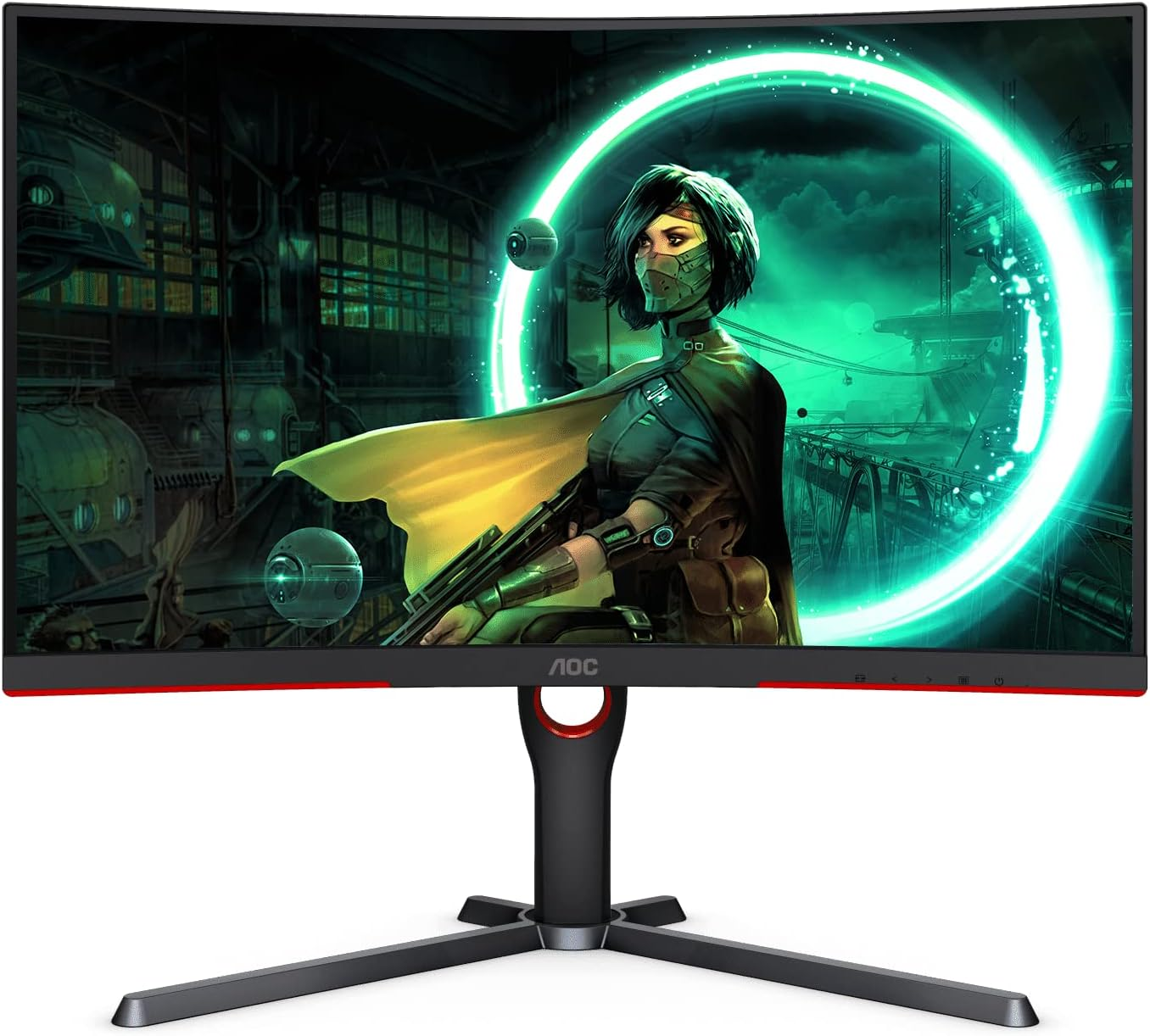 Aoc 27 Inches 2560 &times; 1440 Curved VA Quad HD Gaming Monitor image number 1