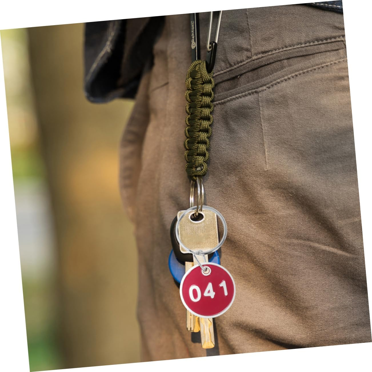 Levemolo Practical Metal Number Plates 50 Pcs Luggage Tags Number Tags for Luggage