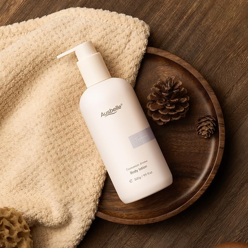 Ausbelle Tasmanian Aroma Body Lotion, Deep Hydration Body Moisturiser, Lightweight & Non-Greasy, Daily Care for All Skin Types, 300G / 9.9 Fl. Oz. (300G) image number 5