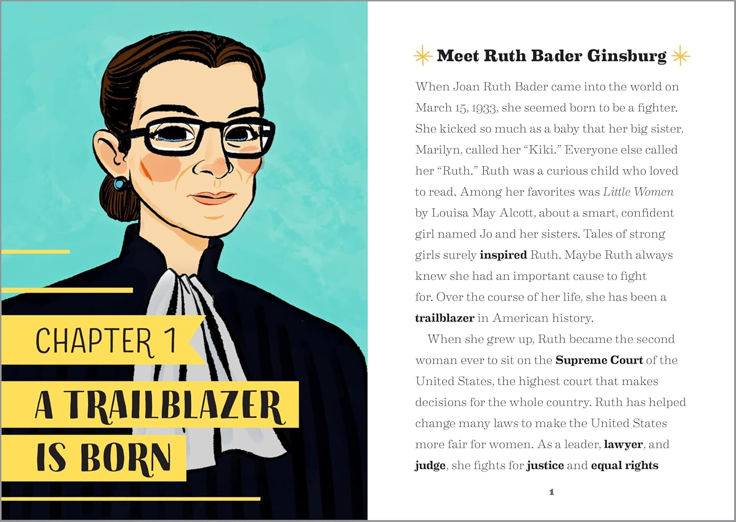 The Story of Ruth Bader Ginsburg: an Inspiring Biography for Young Readers image number 2