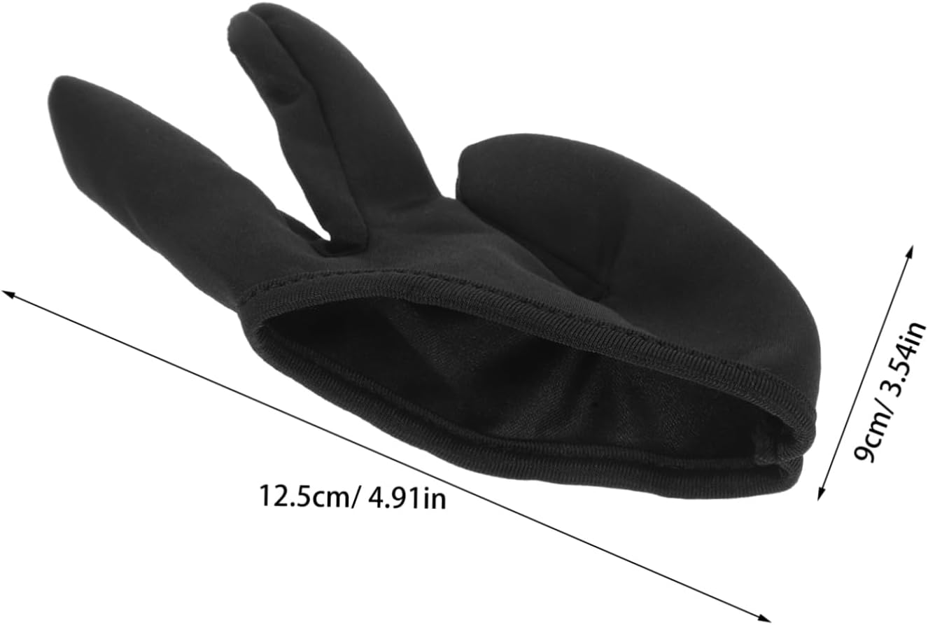 EXQUIMEUBLE Hair Styling Glove Heat Resistant Thermal Three Finger Design for Women Salon Home Use Hair Dyeing