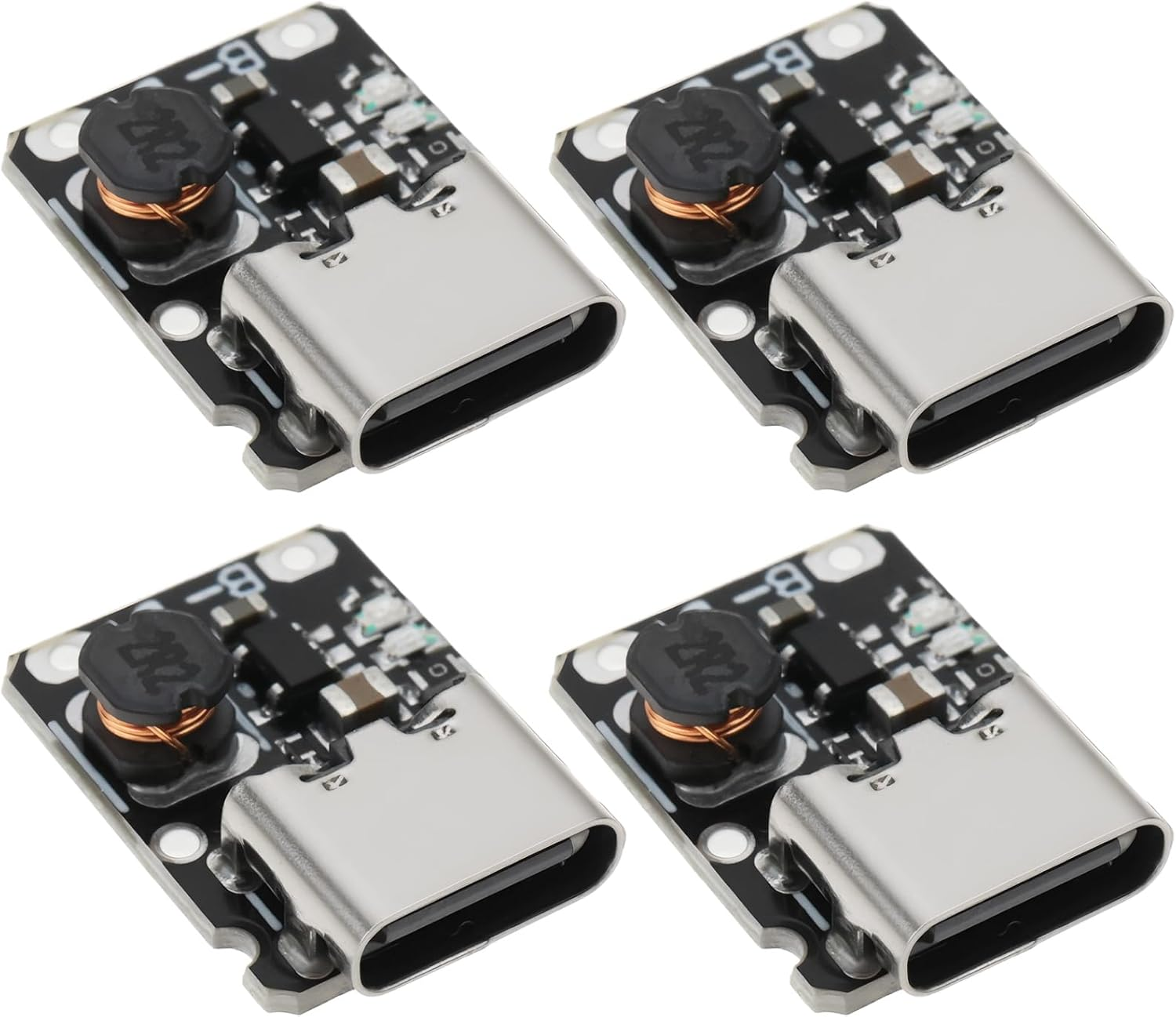 SING F LTD 4Pcs USB Type C 5V 2A Charging and Discharge Module for 3.7V 18650 Battery image number 2