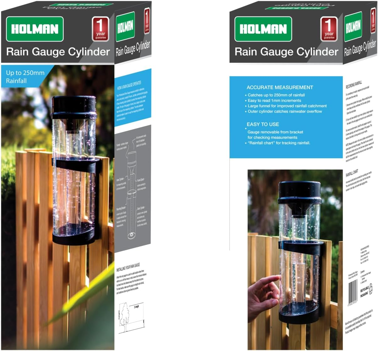Holman Professional Rain Gauge Cylinder up to 250Mm image number 2