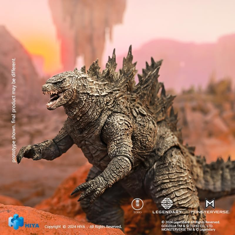 Hiya Toys Godzilla X Kong: the New Empire &ndash; Gozilla Re-Evolved Exquisite Series Previews Exclusive Action Figure image number 4
