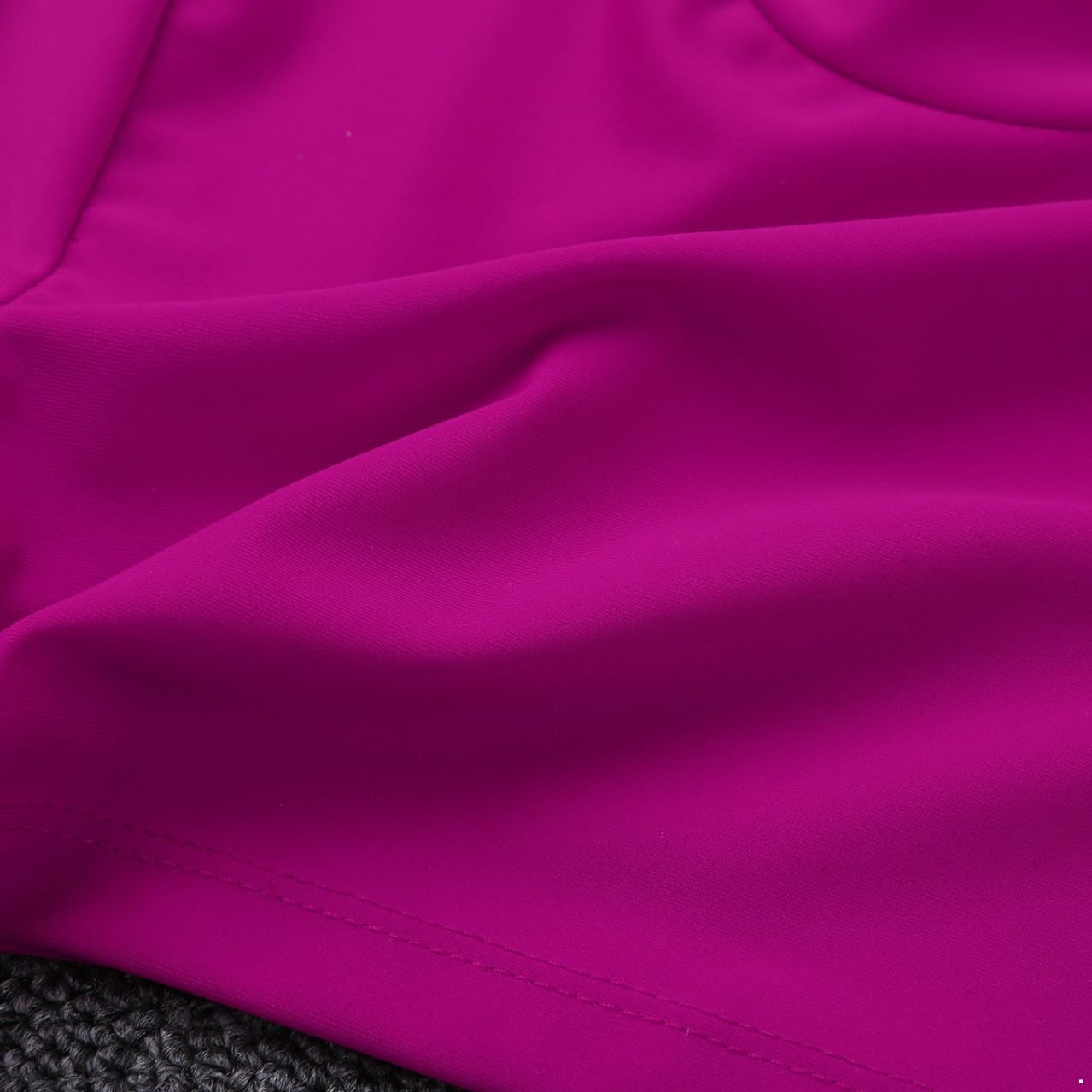 Sxiwei Kids Girls Long Sleeve Mock Neck Ballet Dance Gymnastic Crop Top Dancewear image number 3