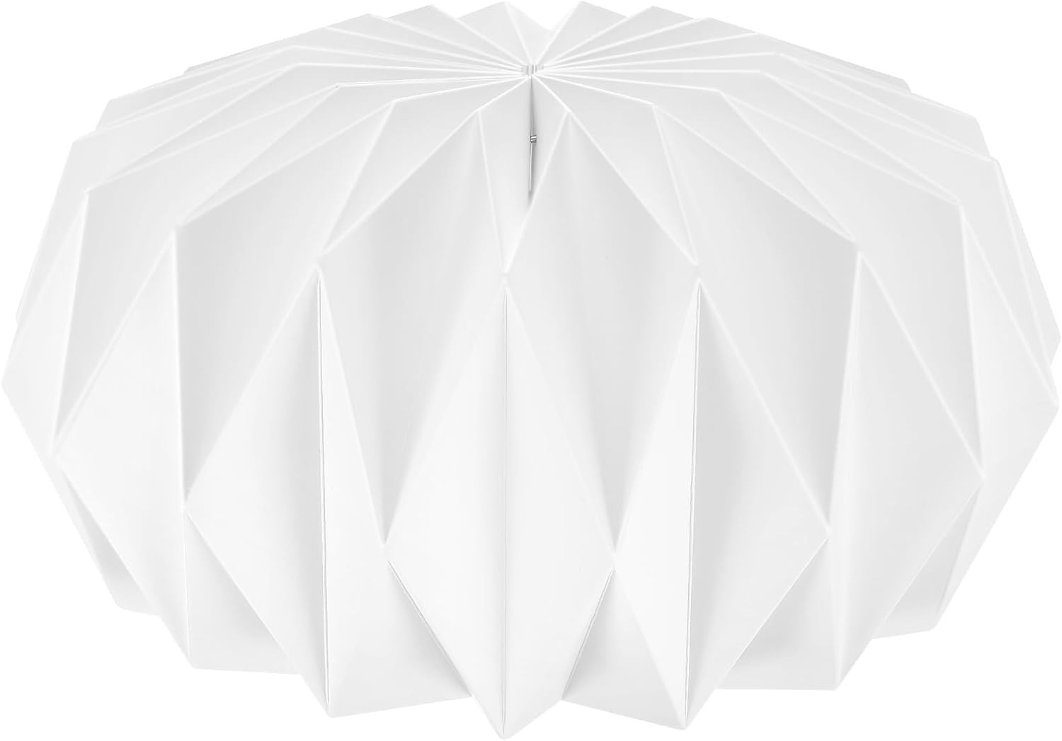 Ibasenice Magnetic Origami Lampshade Light Cover Accessory for Indoor Ceiling Pendant Lamp Easy to Install Decorative Light Shade for Living Room and Bedroom image number 4