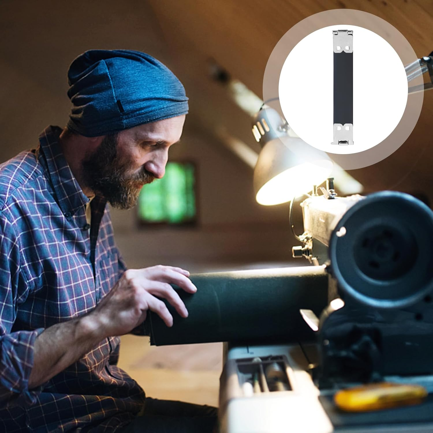 SHINEOFI 20Pcs Flexible Frame Kiss Buckle DIY Bag Flex Frame Metal Internal Flex Frame Purse Flex Frames Silver Handbag Metal Wallet Coin Purse Bag Spring Clip Shrapnel Clip Iron Hardware image number 5