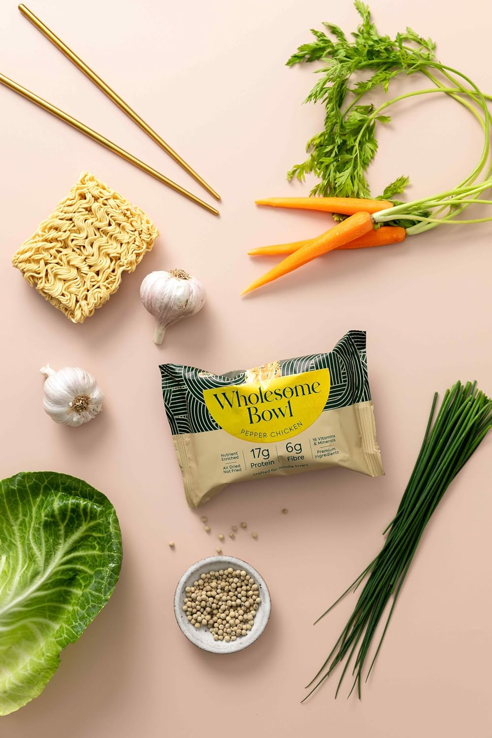 Wholesome Bowl Noodle Pack - Pepper Chicken 4X90G - Pack Of 2 image number 5