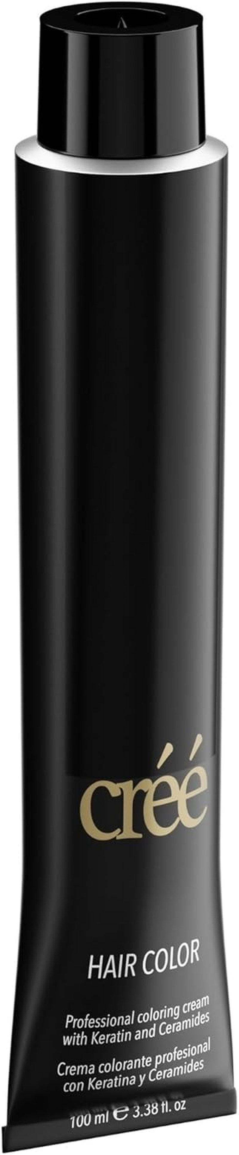 Cree Hair Color W/Keratin and Ceramides - 3.38 Fl Oz - 1 Pack Professional Coloring Cream (6.1-Dark Ash Blond) - 7-Blond image number 4