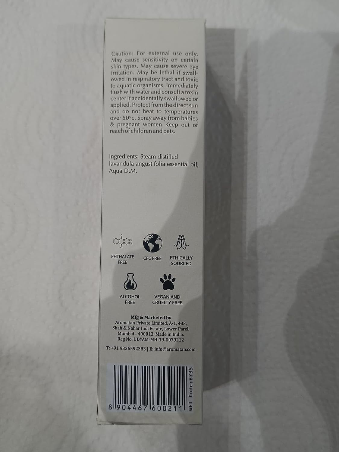 Lavender Room, Linen & Pillow Spray by Aromafume | 100Ml/3.38 Fl Oz | with Pure Lavender Essential Oil | Aromatherapy Spray for Relaxation, Sleep & Stress Relief | Mist for Bedding, Fabrics image number 6