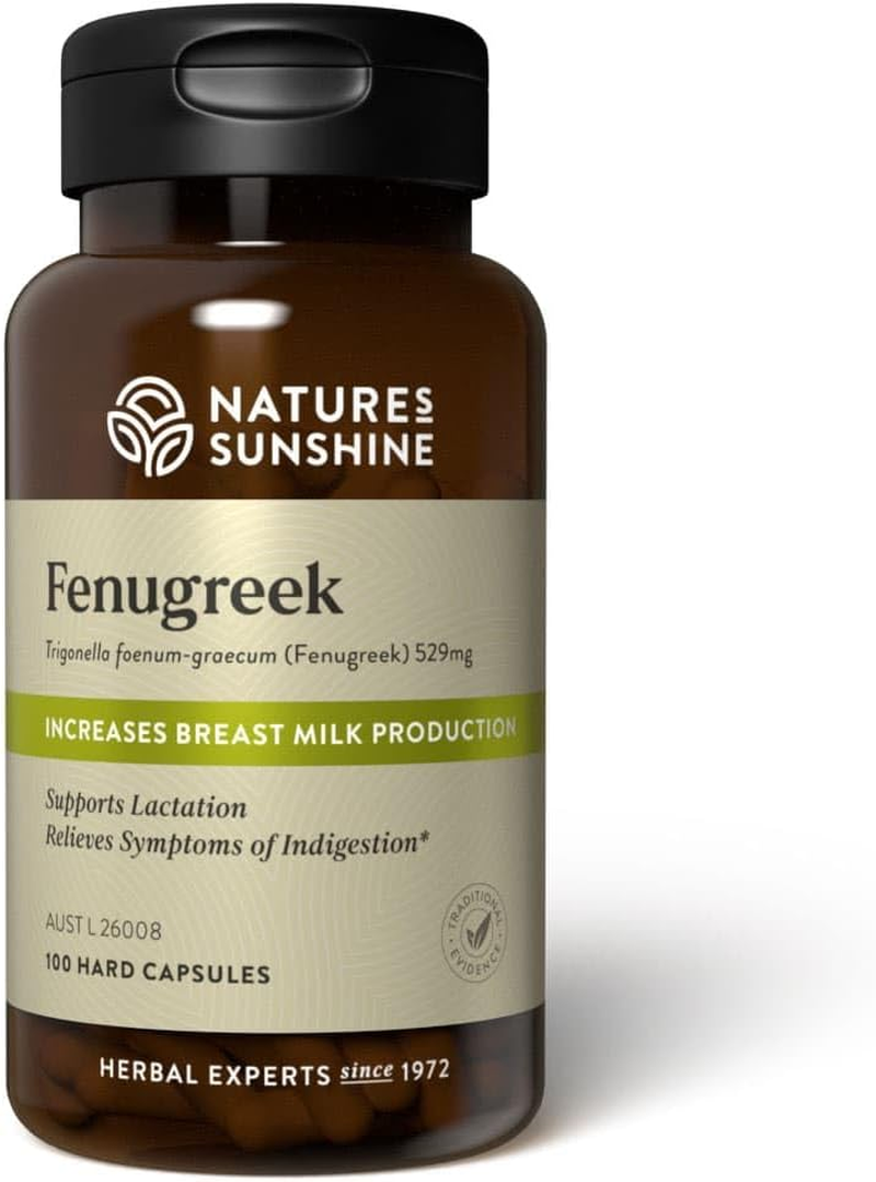Nature'S Sunshine Fenugreek - Traditionally Used in Western Herbal Medicine to Increase Breast Milk Production - 100 Capsules image number 4