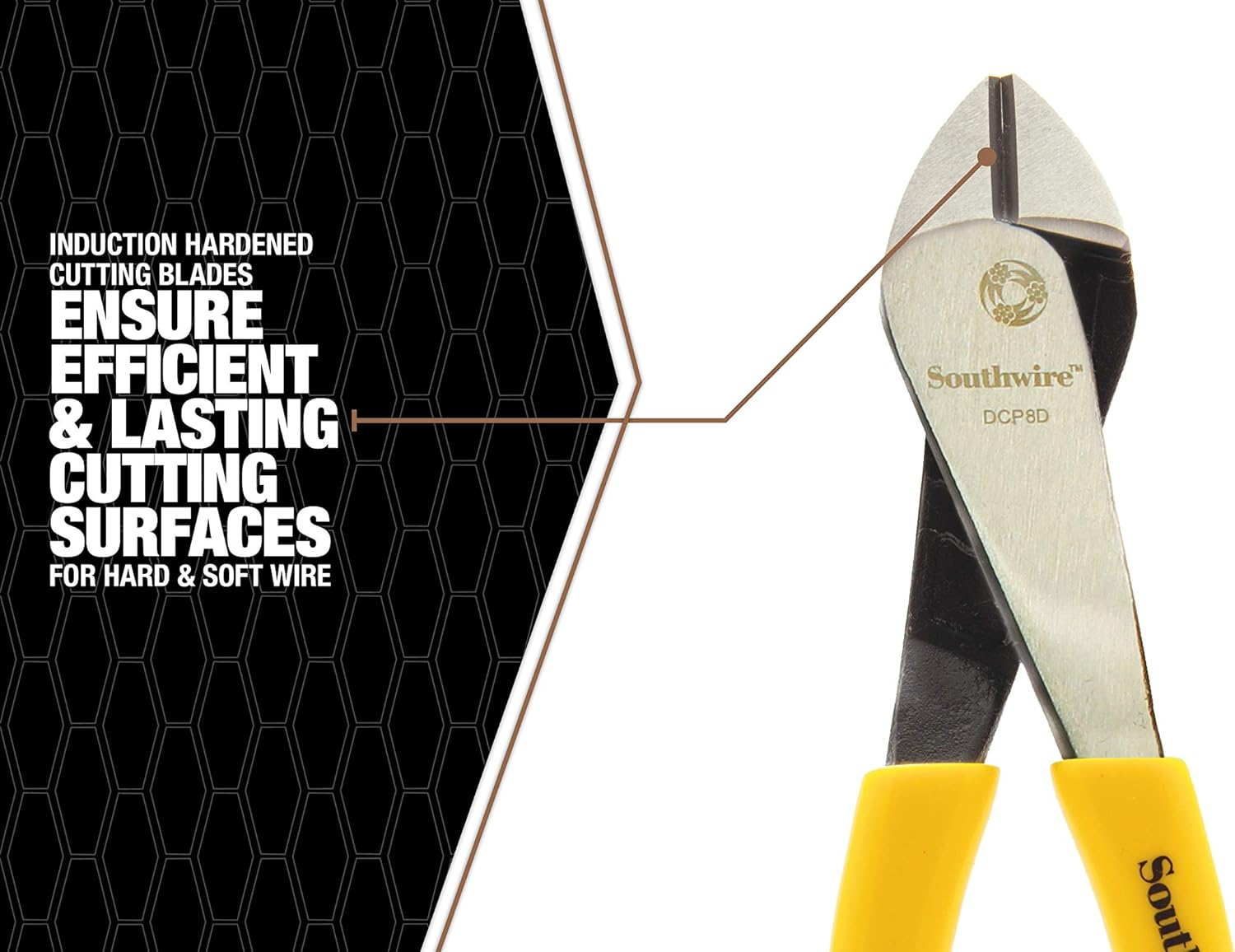 Southwire Tools & Equipment DCP8D 8-Inch High-Leverage Diagonal Cutting Pliers with Dipped Handles image number 4