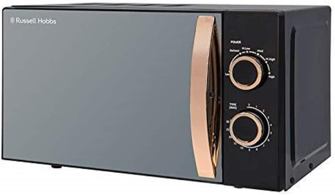 Russell Hobbs RHM1727RG 17 Litre 700 W Rose Gold Solo Microwave with 5 Power Levels, 30 Minute Timer, Defrost Setting, Easy Clean image number 1