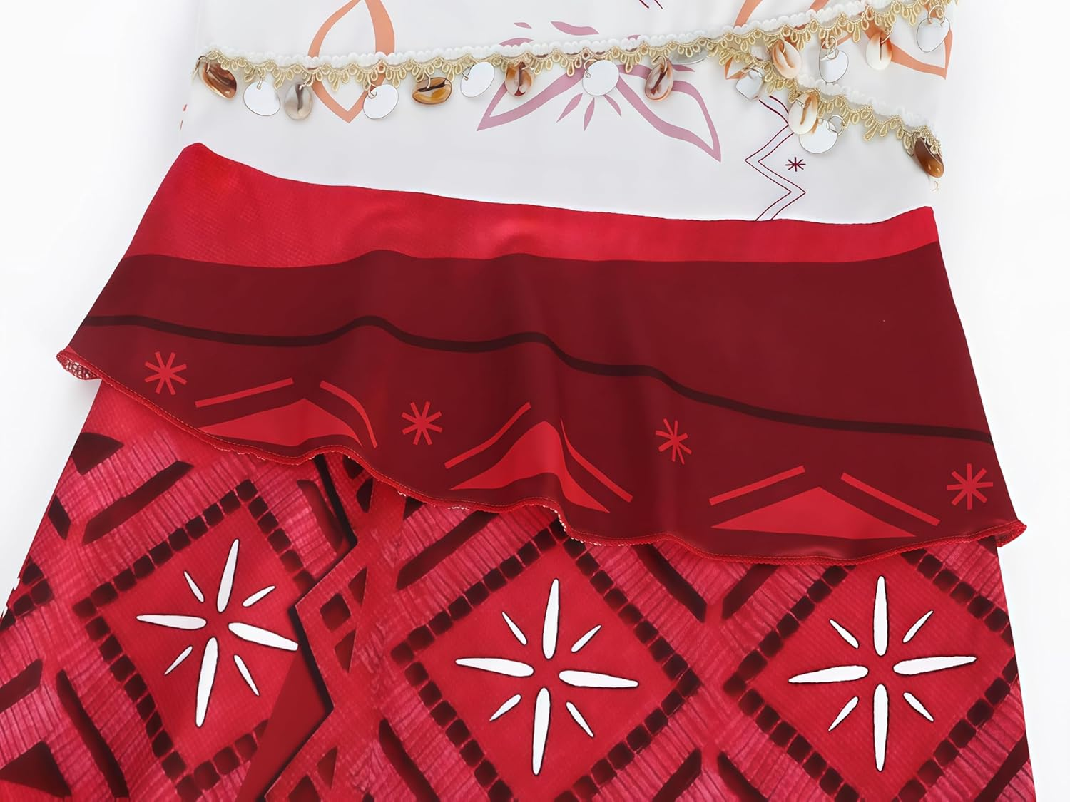 Girls Princess Dress Toddler Halloween Costume Birthday Party Outfits for Girl Dress up Clothes Top Skirt Set with Accessories Necklace image number 2