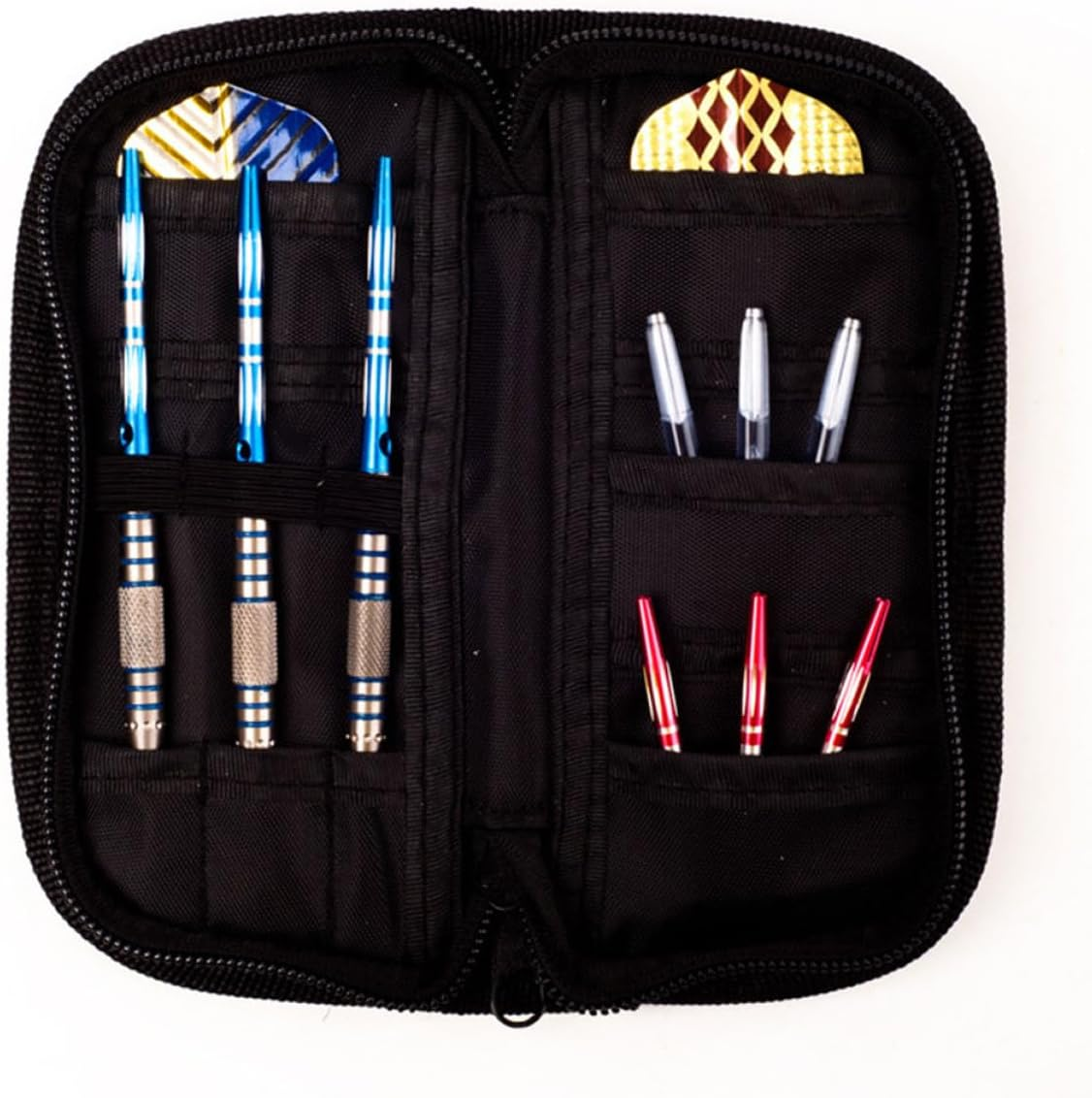 Luxshiny Oxford Cloth Outdoor Darts Wallet Portable Darts Pouch with Zipper Storage Bag for Travel and Leisure image number 5